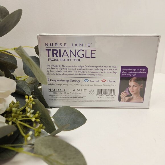 Nurse Jamie Triangle Facial Beauty Tool With 2 Massage Settings & USB Charging - Picture 2 of 5
